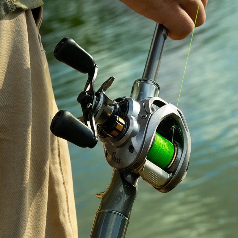 LINNHUE-carrete de pesca Baitcasting SK2000, carrete de repuesto de alta velocidad, pesca en agua salada - imagen 2