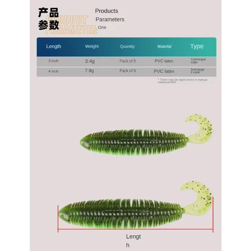Nuevo cebo Alien Road Runner de 5 piezas para nadar de forma realista, potente corriente de disturbios, favorito de los bajos, como un gusano gordo. - imagen 5