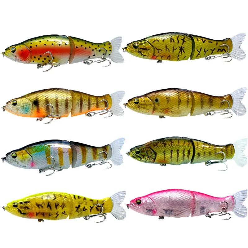 TSUYOKI i-slide 135 SwimBaits señuelo de pesca articulado Glide Bait Islide 135mm 28g Glidebait Swimbait hundimiento Wobbler para Lucio - imagen 5