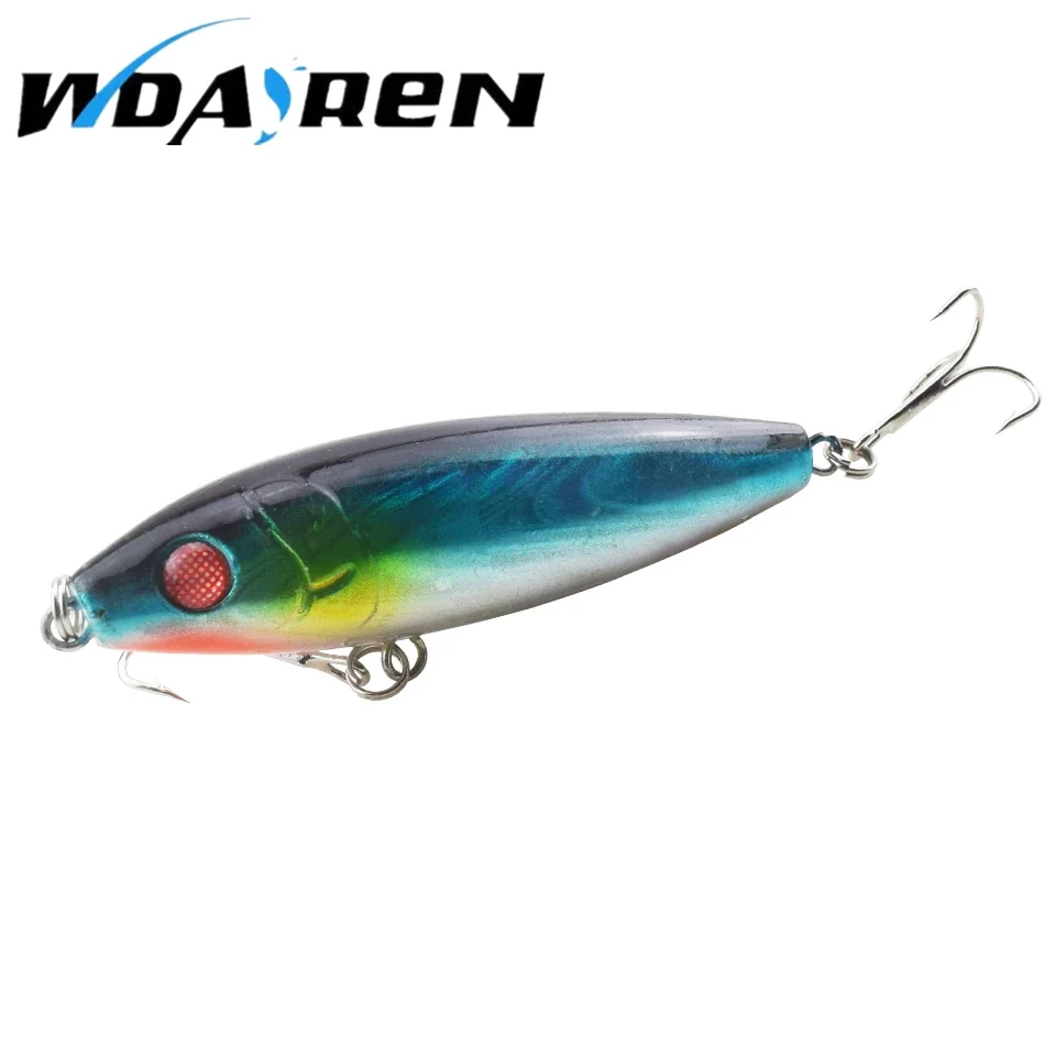 Señuelo de Pesca con lápiz Topwater, 8cm, 12g, cebo duro Artificial japonés, Crankbait Wobblers Isca, aparejos de Pesca, 1 ud. - imagen 2