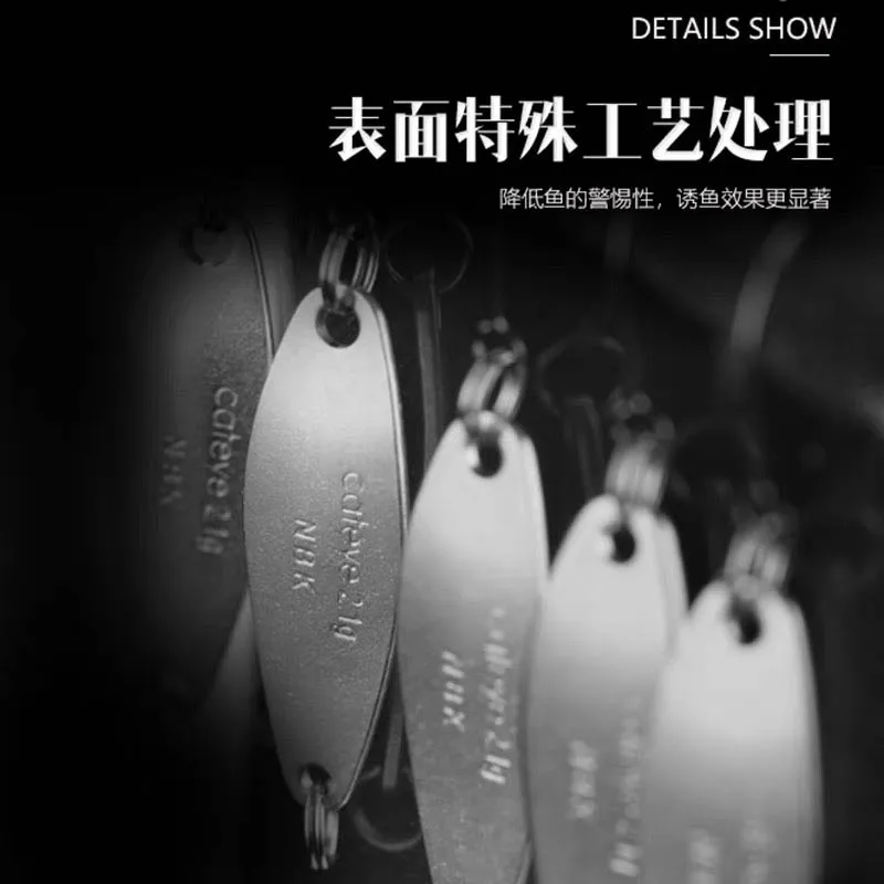 Haibo MaKou lentejuelas NBK Stream cebo falso, cebo de barra blanca, señuelo de pesca Liuye Reservoir River Ocean Rock - imagen 4