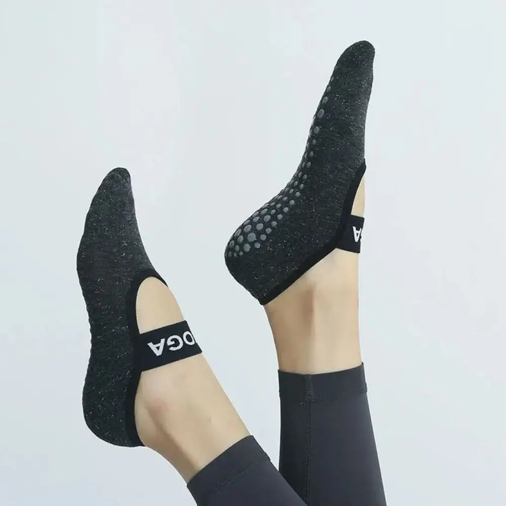 Calcetines de yoga antideslizantes duraderos para mujer - imagen 4