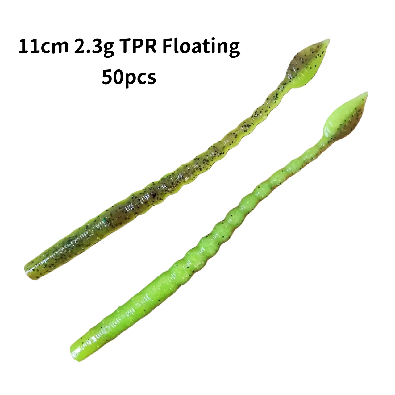 Swolfy Cola de Shad – Señuelos de vinilo TPR flotante para spinning