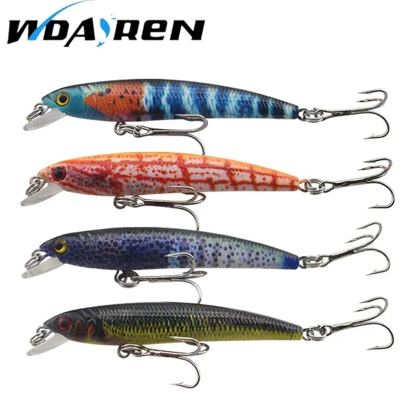 Señuelo Minnow 7,5 cm con ojo 3D – Ideal para carpa y perca - imagen 2