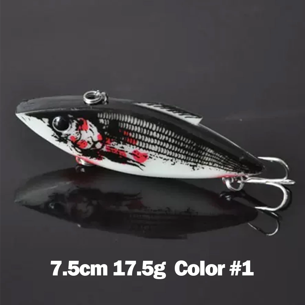 Señuelo duro Artificial para pesca en el mar, trampa con sonajero, Crankbait, 6,5 cm/7,5 cm, Vintage, para trucha, perca