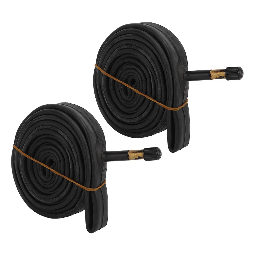 Cámaras de aire 700x23C butilo – Válvula Schrader 48mm para bicicleta - imagen 3