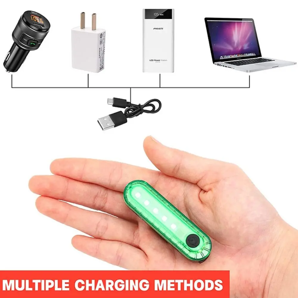 Luz LED de navegación para barco, 4 modos, accesorios de plástico para velero, Kayak, carga tipo C, lámpara de señal para barco, multicolor - imagen 5