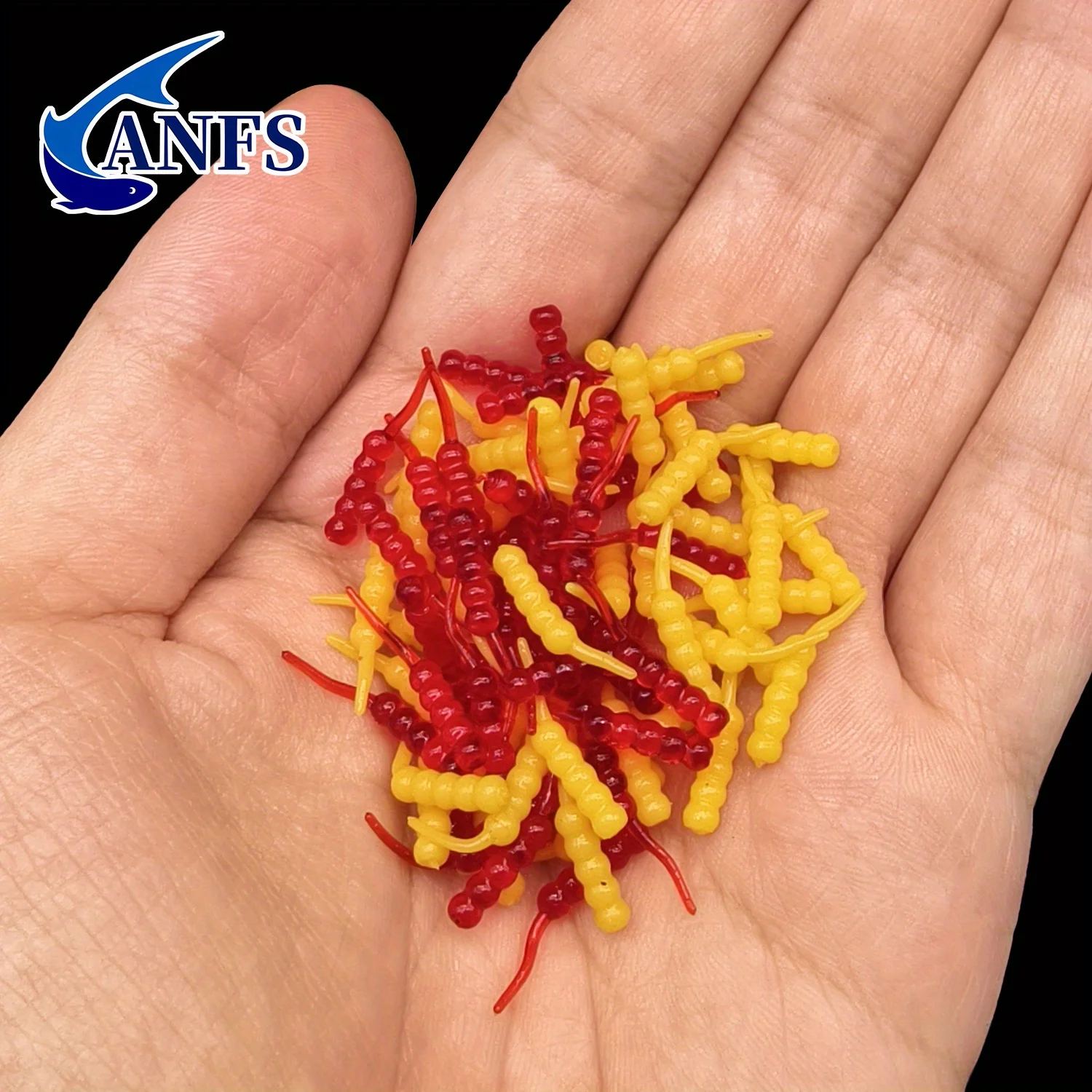 ANFS 250 Uds. Señuelos de pesca de gusanos biónicos suaves juego de señuelos blandos de alto rendimiento cebo de pesca Isca Artificial - imagen 4