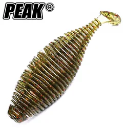 PEAK Señuelo Swimbait Shad Suave de Silicona Realista Cola en T