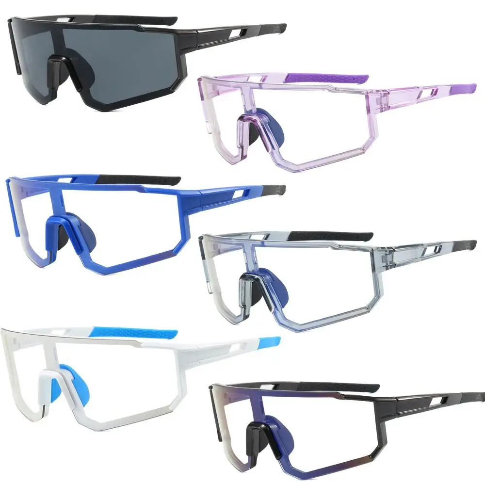 Gafas de sol protectoras para ciclismo, lentes de sol a prueba de viento, gafas de conducción al aire libre, gafas Punk negras, equipo de ciclismo - imagen 3