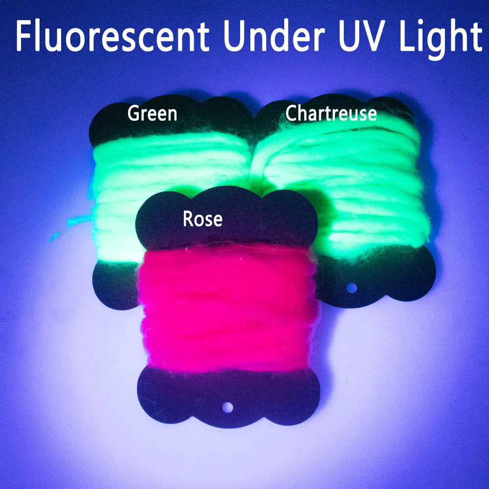 Bimoo-hilo sintético para atar moscas, Material para cebo Minnow, Samlon, huevo, mosca seca, trucha, Señuelos de Pesca, 2 paquetes - imagen 5