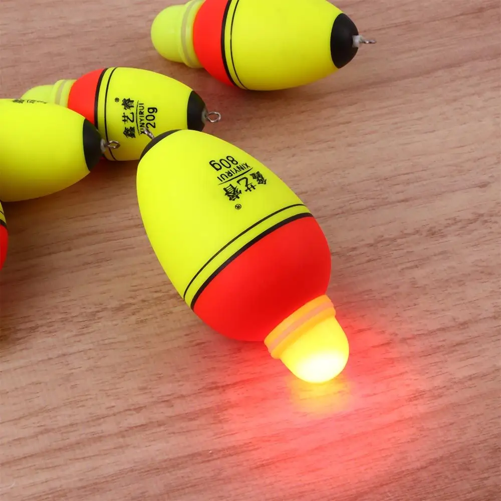 Boyas iluminadas de colores brillantes para la pesca y la seguridad