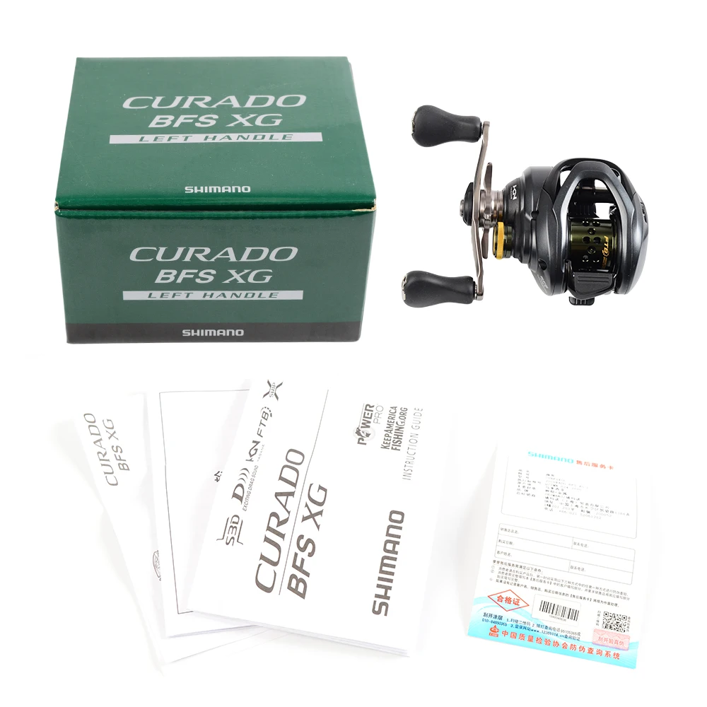 SHIMANO Original 21 CURADO BFS XG carrete de pesca Baitcasting 8,2: 1 7 + 1BB arrastre máximo 3,5 KG sistema de rotura de sintonización Finesse equipo de micromodule - imagen 5