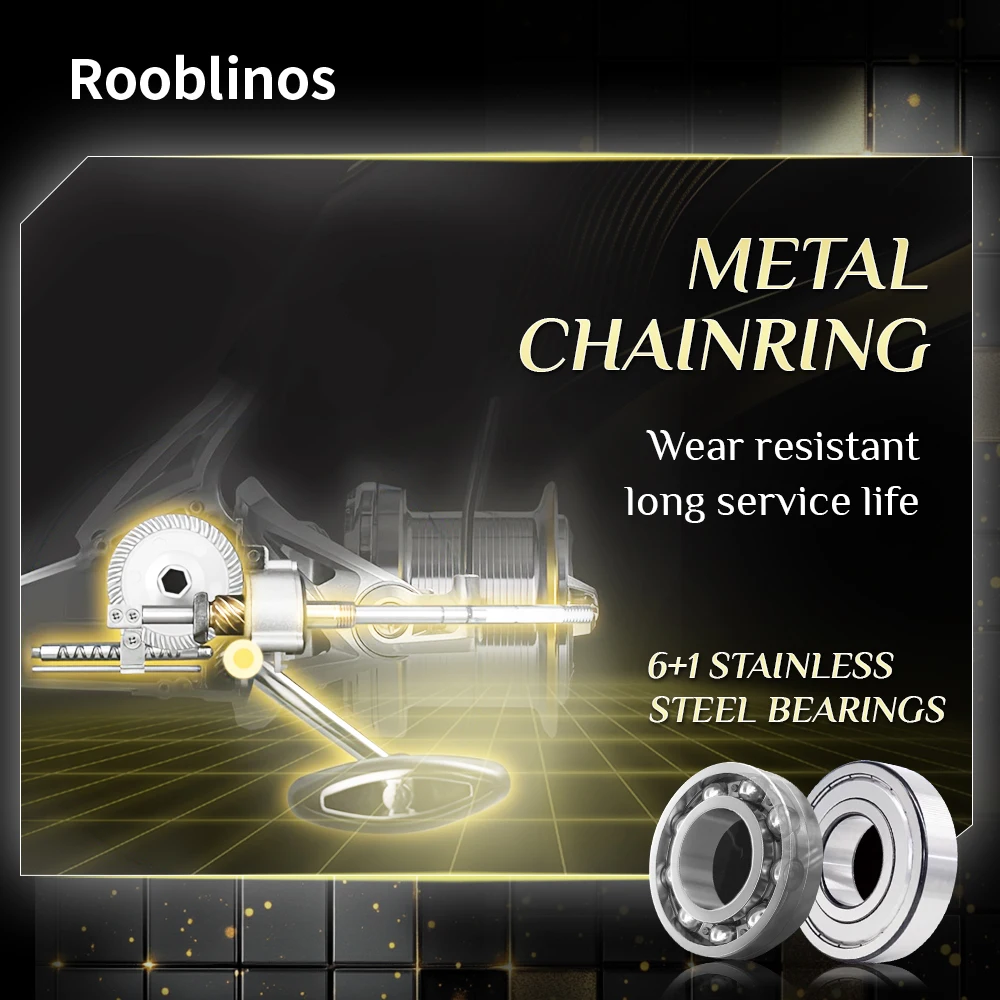 Carrete de pesca giratorio con rodamiento de acero inoxidable NGK 8000 9000 10000 12000 14000 25KG carrete potente arrastre de agua dulce y salada - imagen 5