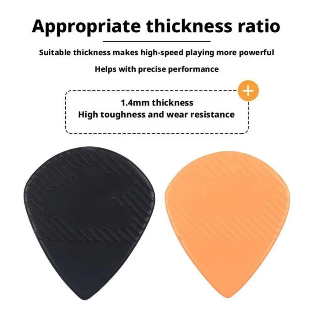 Púas para guitarra nylon triangular antideslizantes - imagen 5