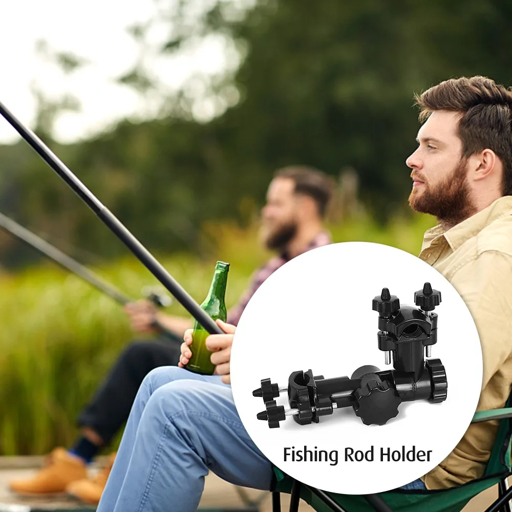 Soporte paraguas pesca ajustable 360° – Portacañas nylon - imagen 5