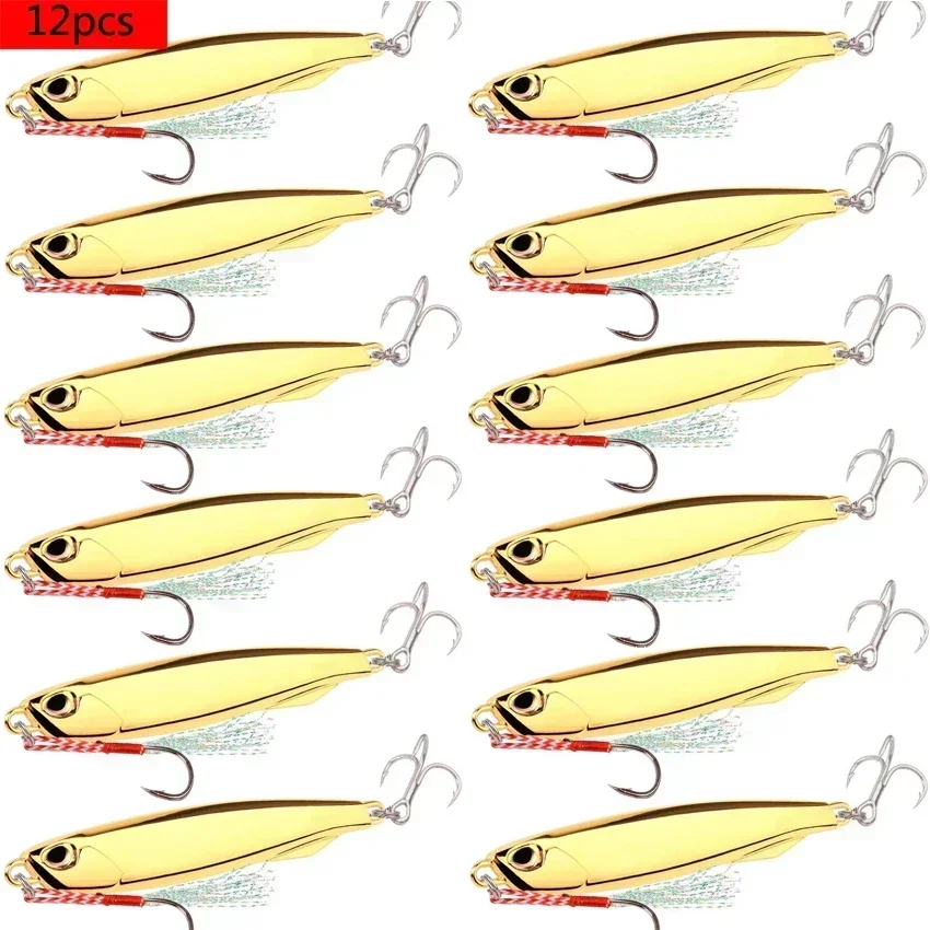 12pc-2 hooks golden