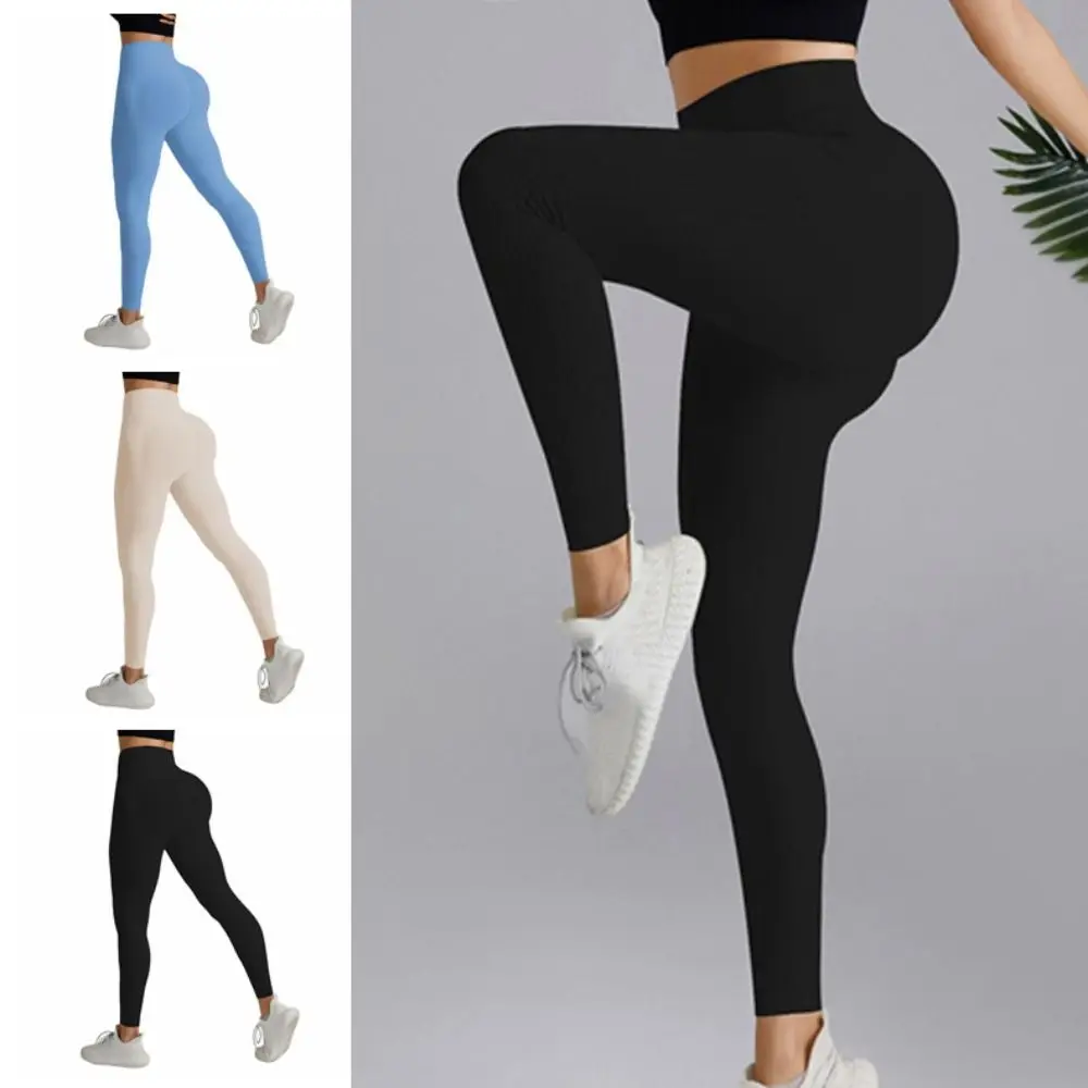Leggings de yoga sin costuras cintura alta elásticos fitness - imagen 4