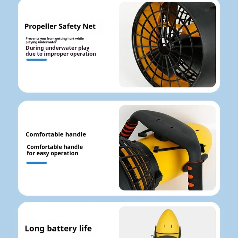 Scooter submarino eléctrico 500W – Dos velocidades para buceo - imagen 2
