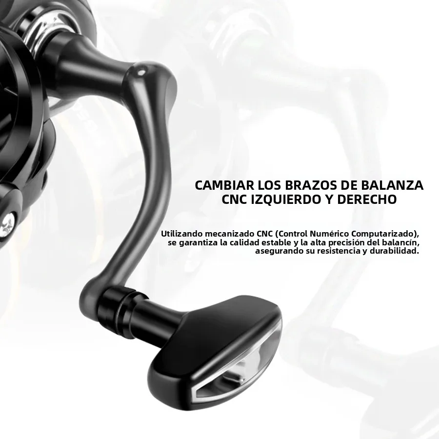Huidiao Carrete Spinning 4000 Metal Lance Largo - imagen 5