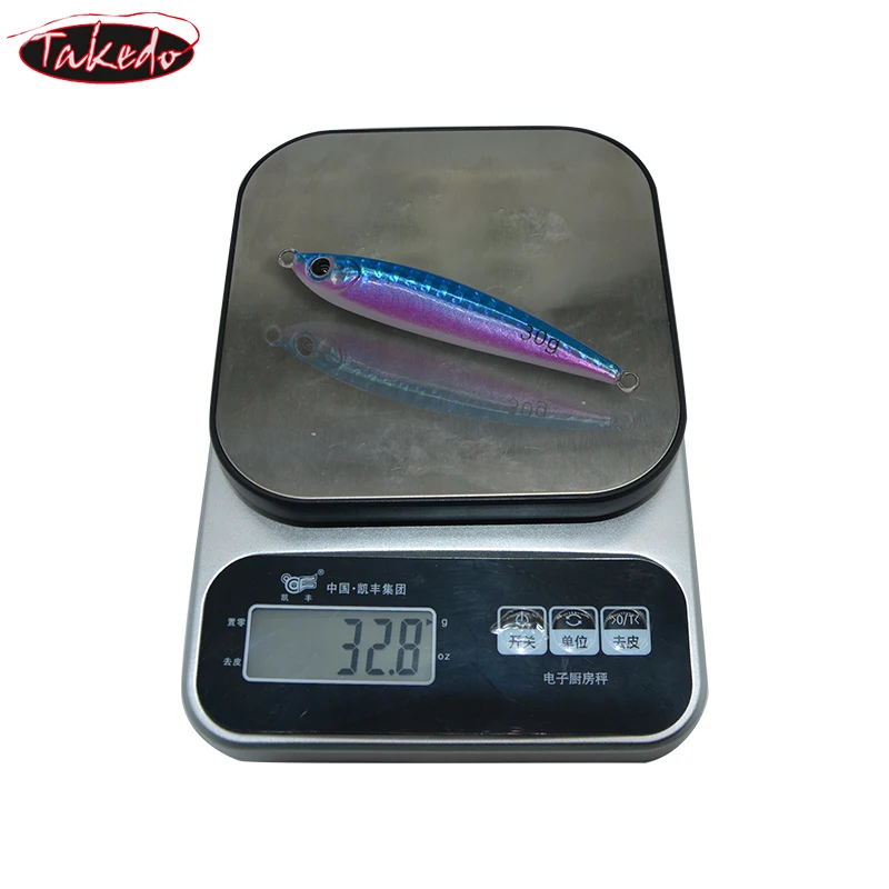 TAKEDO RX08 vientre luminoso 30G 6,5 cm hundimiento plantilla de Metal señuelo cebo hierro agua salada JIgging señuelo de pesca - imagen 5