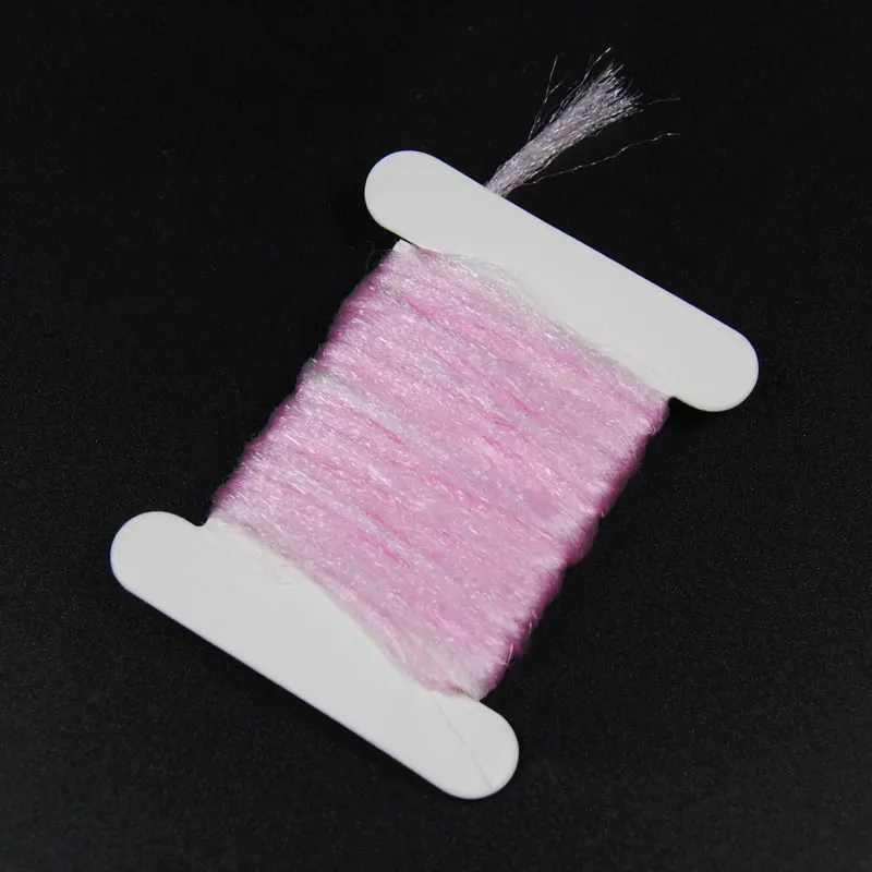 Wifreo, 2 m/tarjeta, Para poste, hilo de ala, fibra sintética de PP, Material de atado de moscas para para paracaídas, alas de cola de mosca seca, Señuelos de pesca de trucha - imagen 3