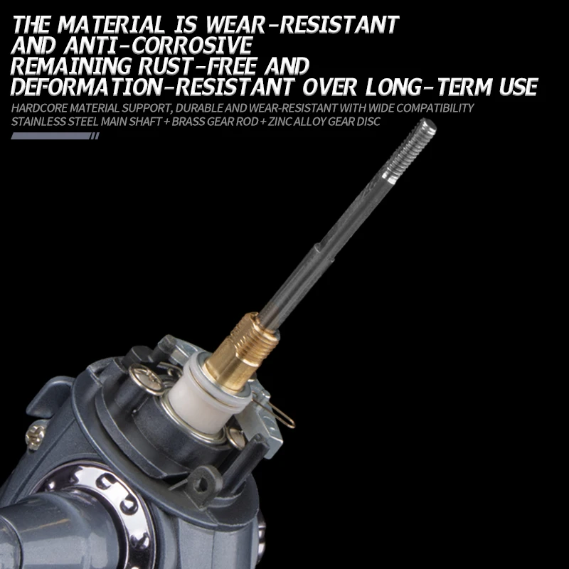 Carrete giratorio DEUKIO serie 2000-6000 5BB 5,5: 1 rueda de Pesca de alta velocidad carpa aparejos de Pesca de agua dulce Pesca - imagen 5