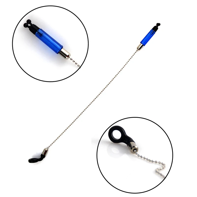 JSFUN 3PCS Carp Fishing Alarm And Swingers Indicator Set Fishing Hanger Swinger Sensitivity Bite Alarm Tackle With Zippered Case - imagen 5