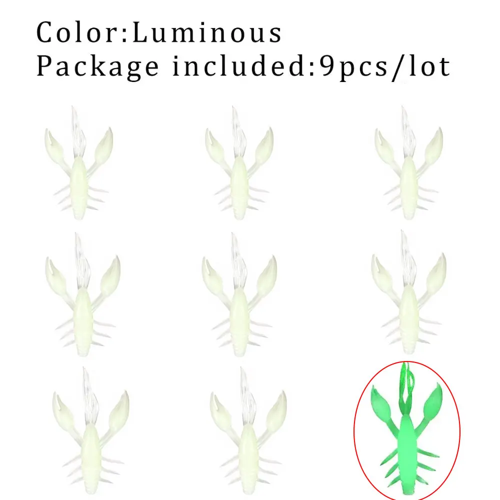 9pcs Glow in dark