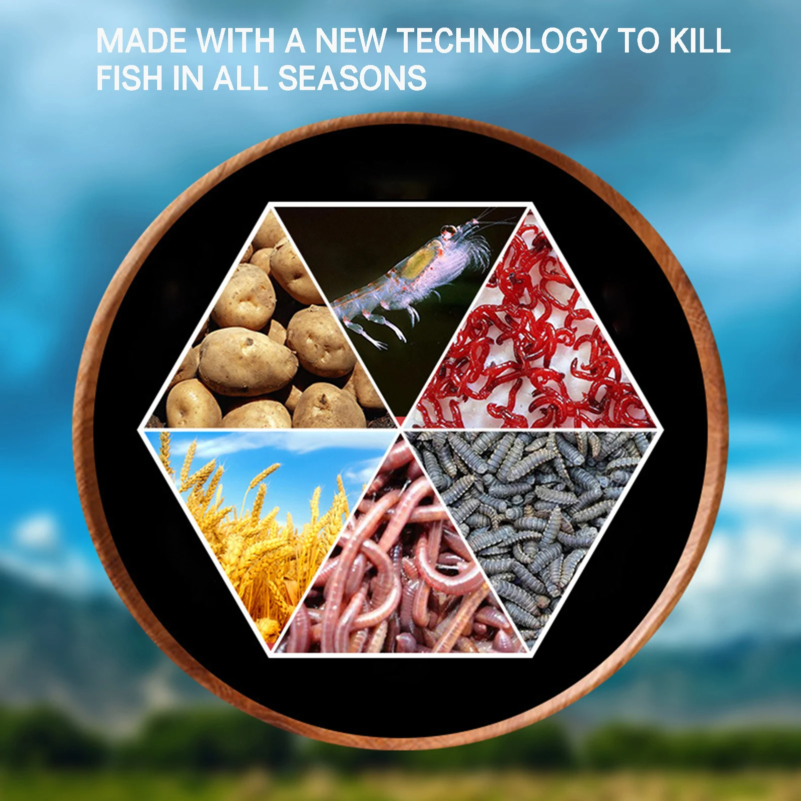 Señuelos de Pesca de carpas de cruciano, 200g, cebo de masa de pescado, aditivo de pesca, cebos en polvo, alimentador de cebo de pesca - imagen 5