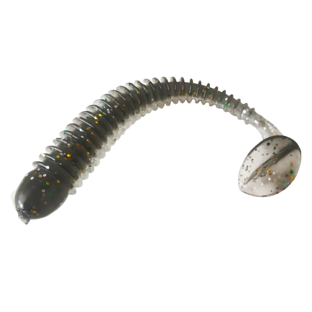 Swolfy swimbait shad con jig head 4,3 g – vinilo para perca jigging
