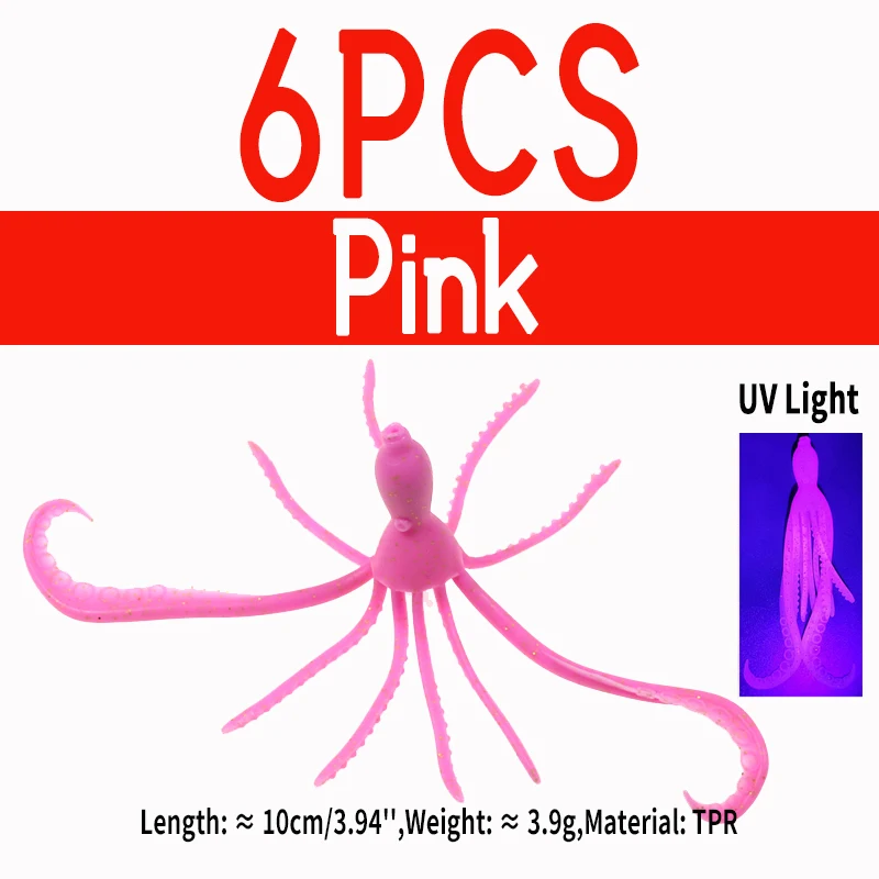 6pcs UV Pink