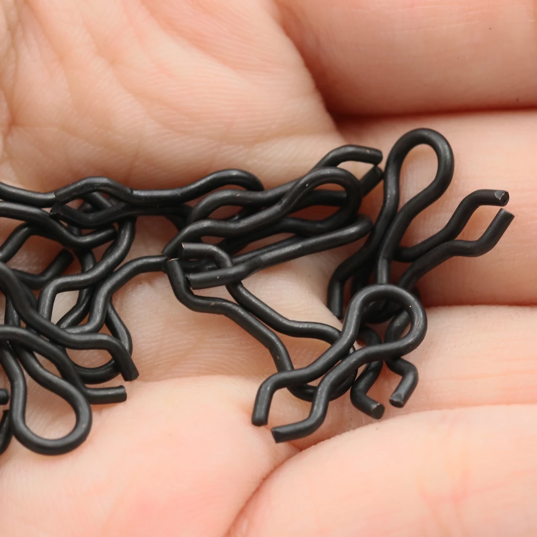 FishTrip 50 Uds ojos de plomo pesca ojo de seguridad acero inoxidable pesca en agua salada para hacer moldes de peso de plomo - imagen 5