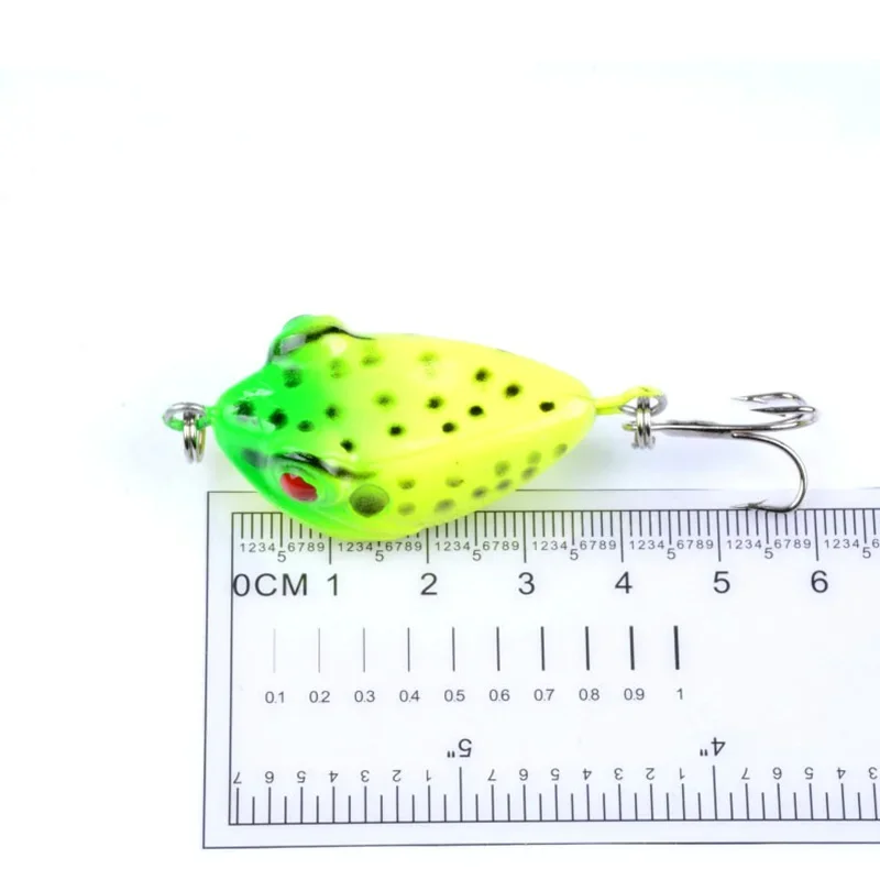 1 unidad de plantilla voladora de agua superior, señuelo Wobbler, cebo duro, cebo Artificial, insectos de rana, anzuelos de pesca de mar, aparejos de pesca WD-448 - imagen 5