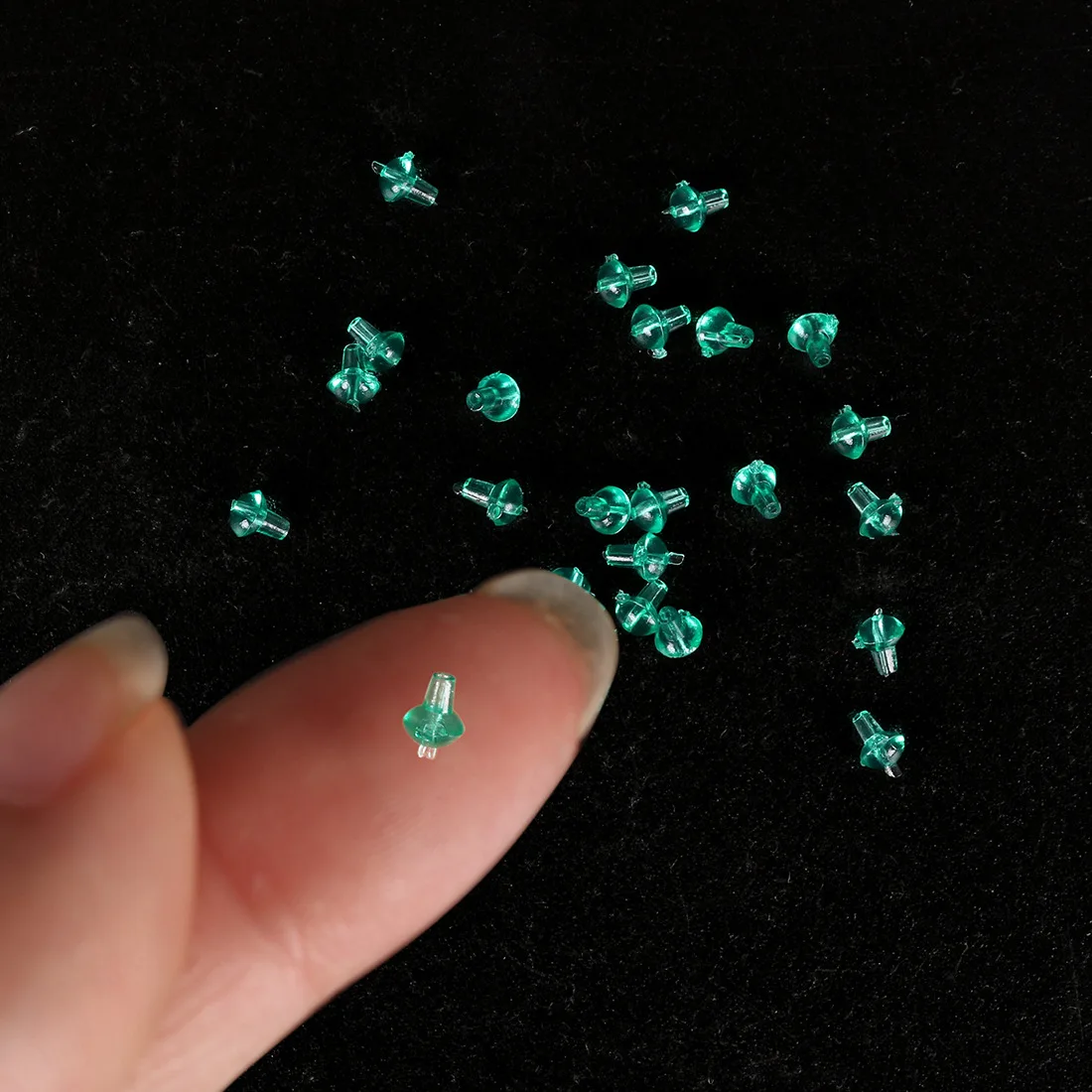 Anillo giratorio para aparejo de carpa, aparejos de pesca de goma, tapón de anzuelo de pescado, anillo de cebo, accesorios para carpa, 50 piezas - imagen 5