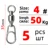 5pcs  Size 4