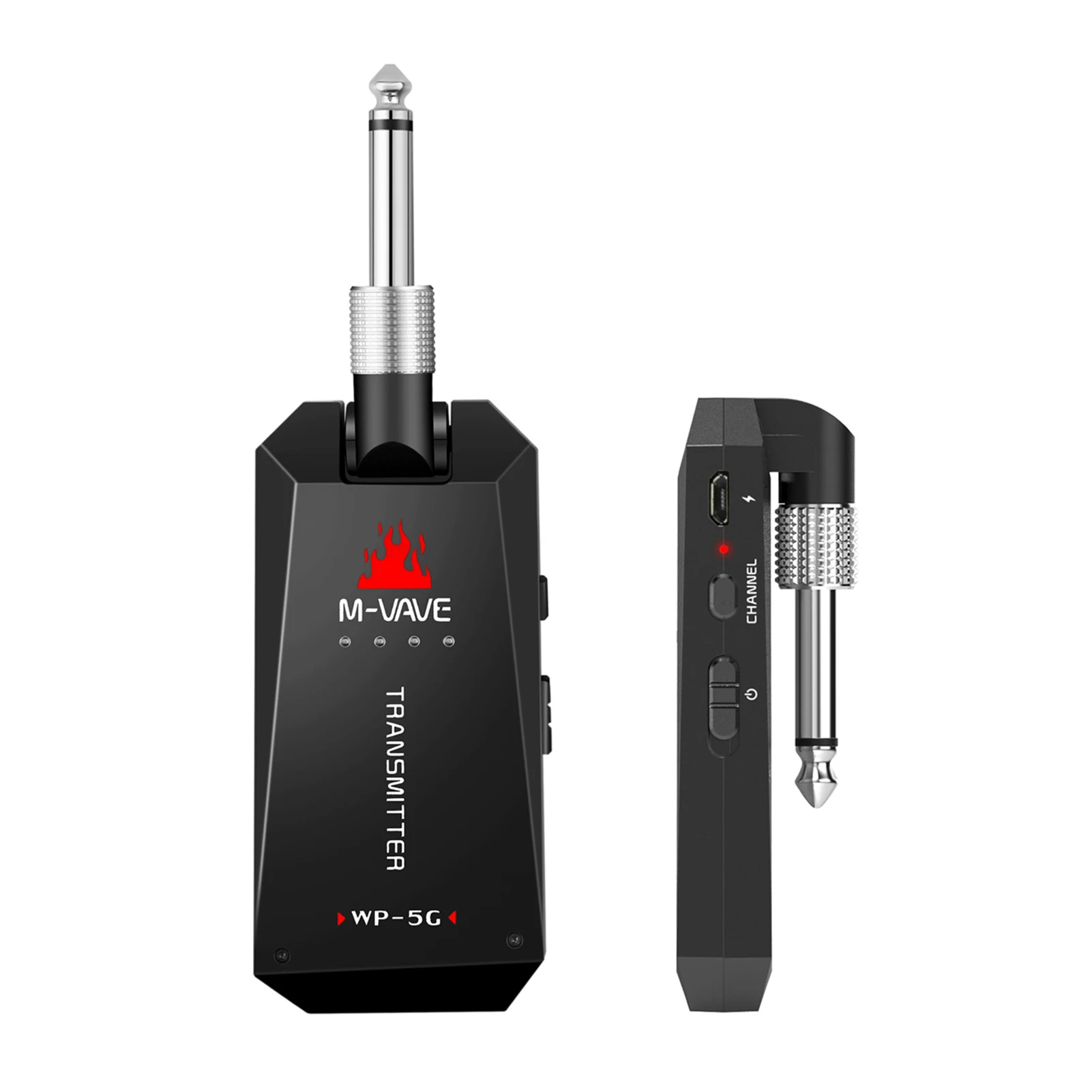 M-VAVE-Sistema inalámbrico para guitarra, transmisor de Audio recargable, receptor, amplificador, accesorio, Cable tipo C, 5,8G, WP-5G - imagen 2