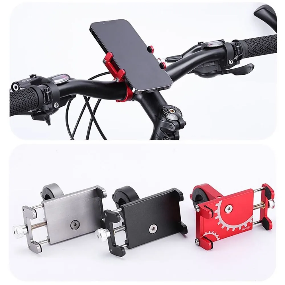 Soporte duradero para teléfono móvil, soporte para teléfono de bicicleta, soporte ajustable de aleación de aluminio para bicicleta de montaña y carretera - imagen 3