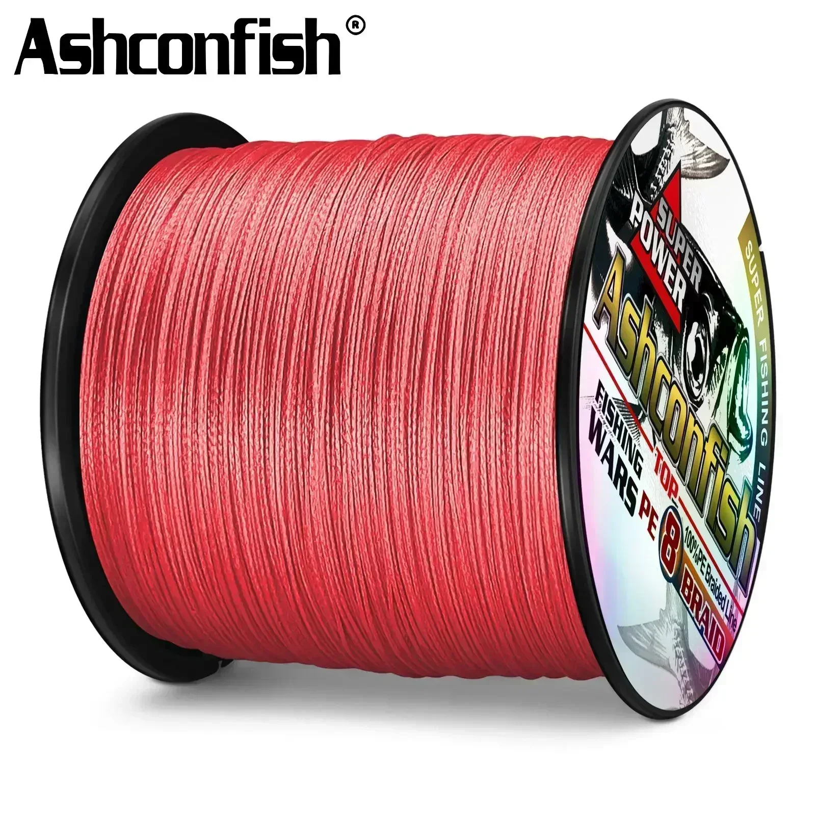 Línea trenzada Ashconfish X8 – PE 8 hebras súper fuerte