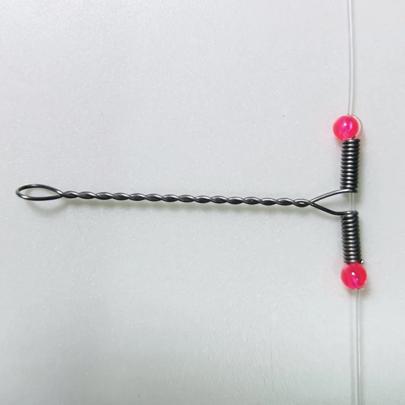 Aparejos de pesca PD, Tenpin de pesca en el mar, en forma de T, conjunto de línea trenzada pequeña, sublínea de agua dulce de Roadrunner, soporte de pesca en forma de Y - imagen 4