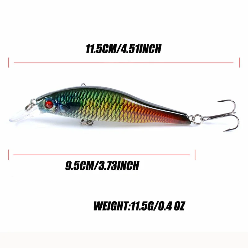 Señuelo de pececillo hundido - Cebo artificial colorido para pesca - imagen 5