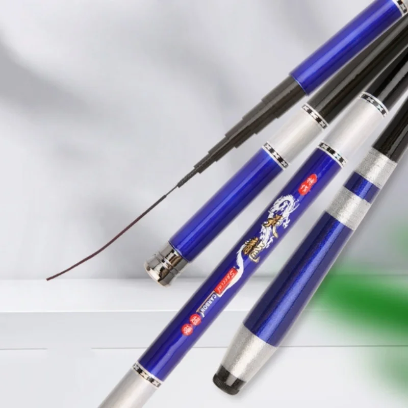 Caña de Pescar Telescópica, Ajustable, de Carbono, Portátil, para Pesca de Carpas en Agua Dulce, 2.7/3.6/4.5/5.4/6.3/7.2 Metros - imagen 5