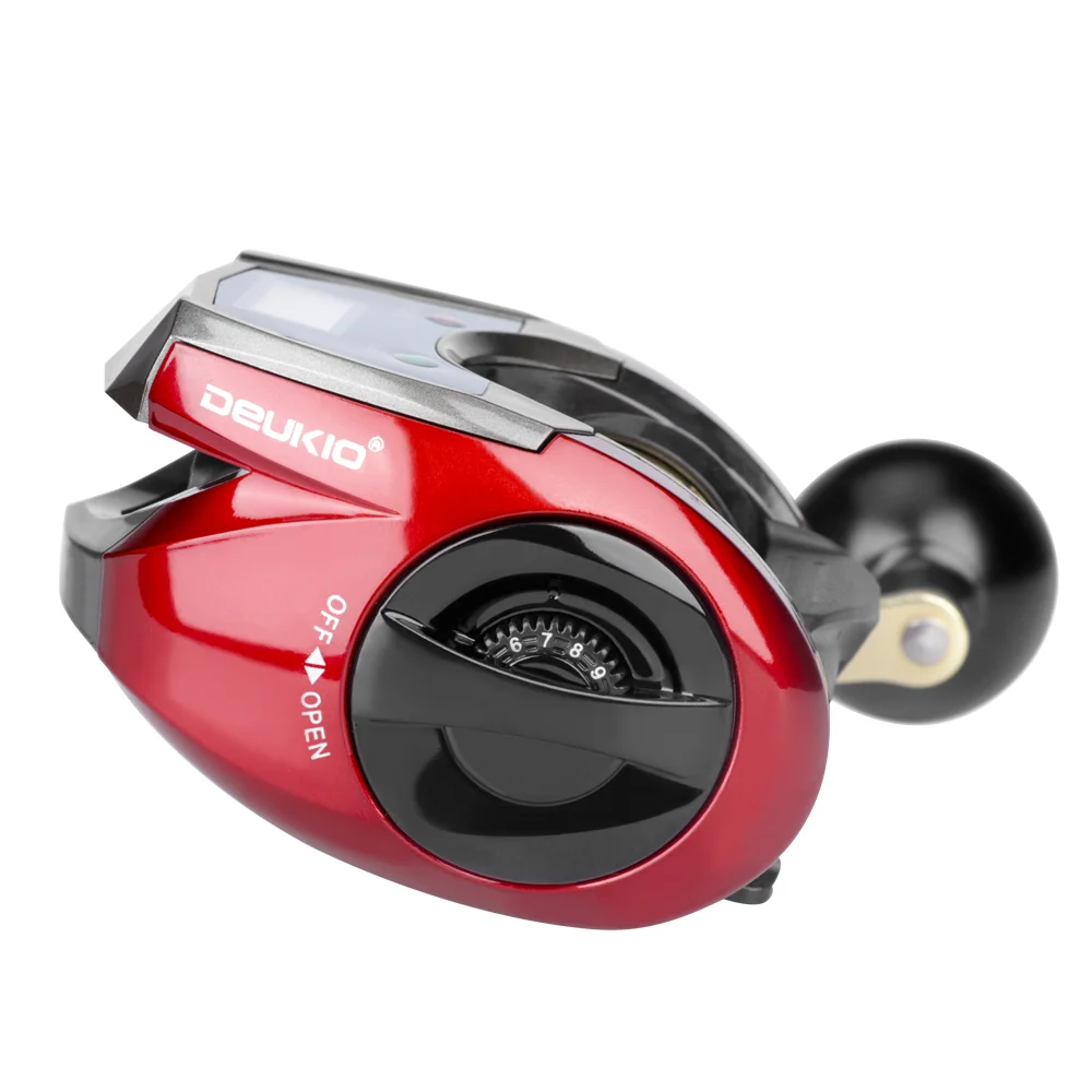 Rueda de pesca eléctrica MJ3000, rueda de pesca con potencia de arrastre de 20Kg, pantalla Digital, batería de litio integrada, carrete de pesca de mar para Baitcasting - imagen 5