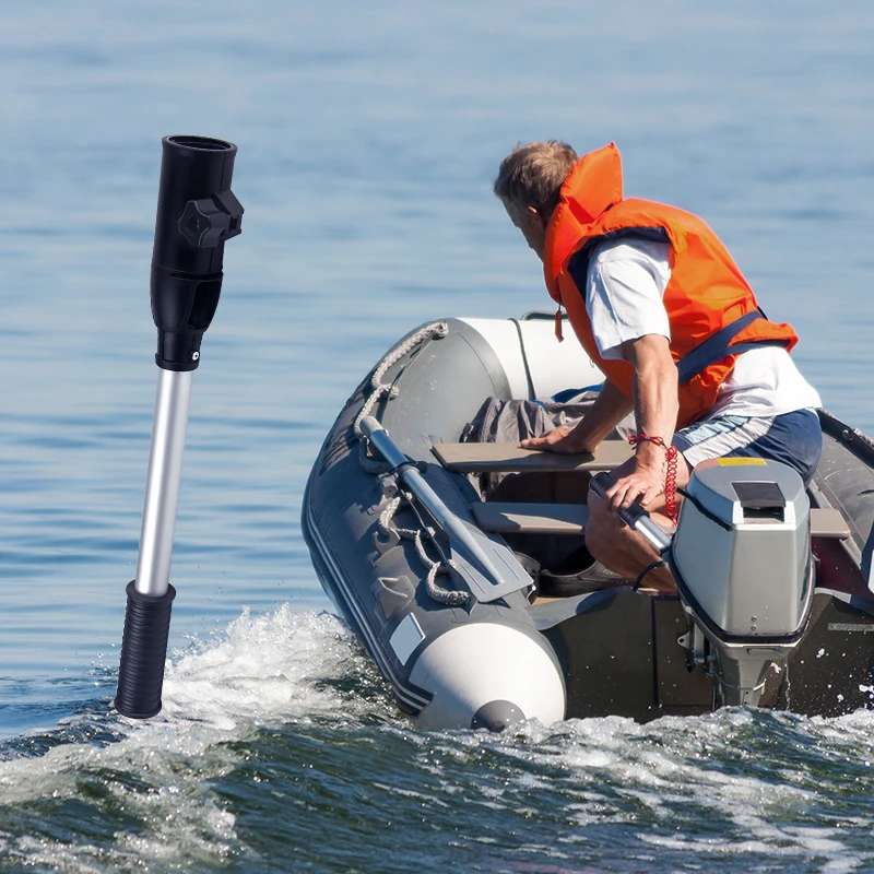 Extensión de mango para arado de barcos, accesorio adecuado para Motor fuera de borda de remolque, longitud fija de 17,5 pulgadas/44,5 Cm - imagen 5