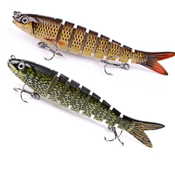 Swimbait señuelo duro multiarticulado para pesca de lubina