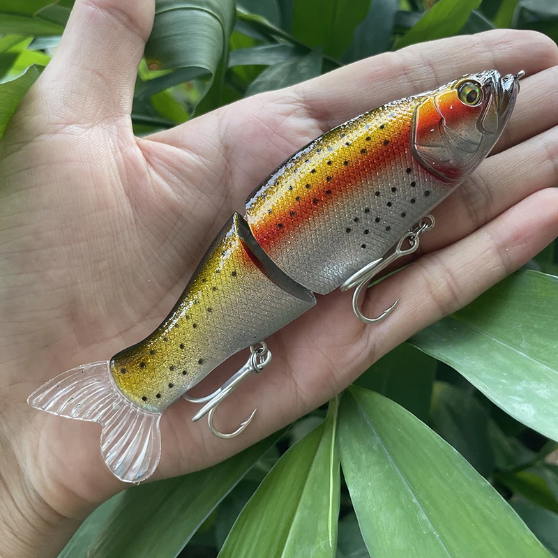 Swimbait multiarticulación de hundimiento lento para lucio y mar - imagen 5