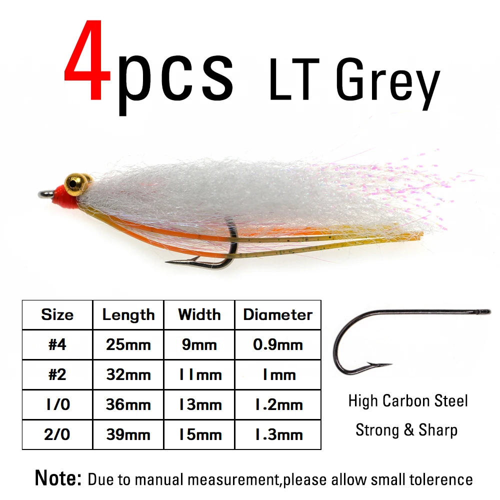 4pcs Lt Grey