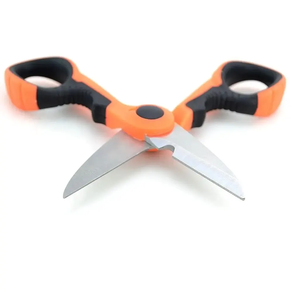 Hirisi-accesorios de tijera de pesca de acero inoxidable, tijeras portátiles, alicates cortados, línea trenzada de PE con herramienta extractora, herramienta de pesca - imagen 5