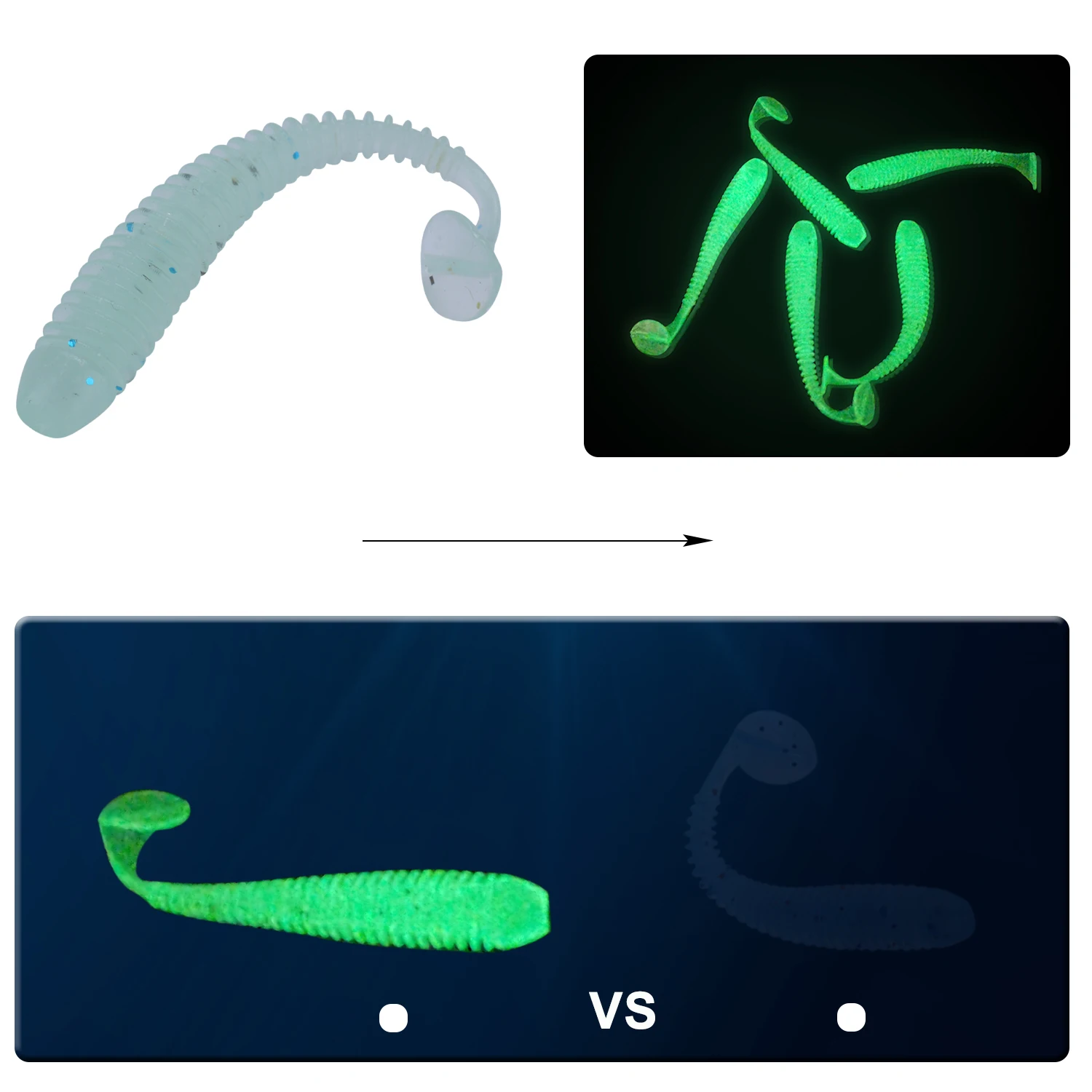 Sougayilang 10/50/100 Uds señuelo suave 5cm 0,6g cebos artificiales realistas Wobblers señuelos blandos carpa pesca de silicona cebos blandos - imagen 3