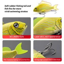 Señuelo VIB con vibración realista – Largo alcance para pesca en mar